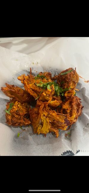 Onion pakoda at Bittoo's Tikka in Dickson City