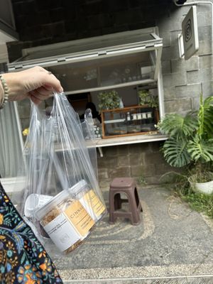 The goodies  at Kenoa Gluten Free Bakery  in Malang