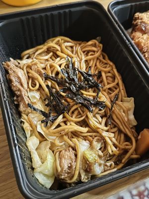 Yakisoba vegan (85 THB)  at WAKO Bake in Chiang Mai