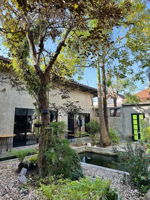 Inner courtyard  at WAKO Bake in Chiang Mai