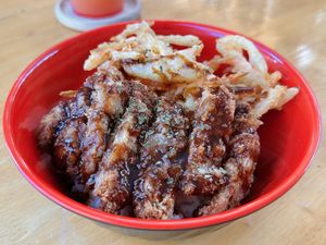 Tonkatsu plant-based (85 THB)  at WAKO Bake in Chiang Mai