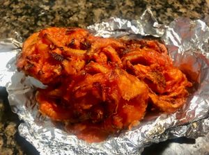 Onion pakoda at Casavill in Abu Dhabi