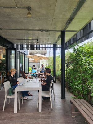 Terrace at Studio Cafe Sephiroth in Chigasaki