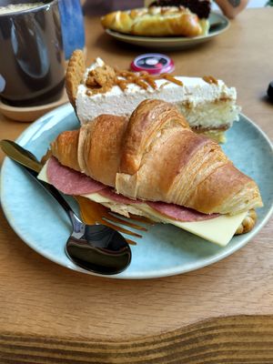 Vegan croissant at Mommy's Cafe in Kaiserslautern