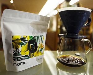 Pourover filter coffee at Antiquariat Weinek in Salzburg