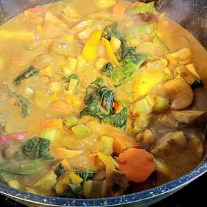 West Indian curry at Rico's Falafel - 里可蔬食 in Taichung