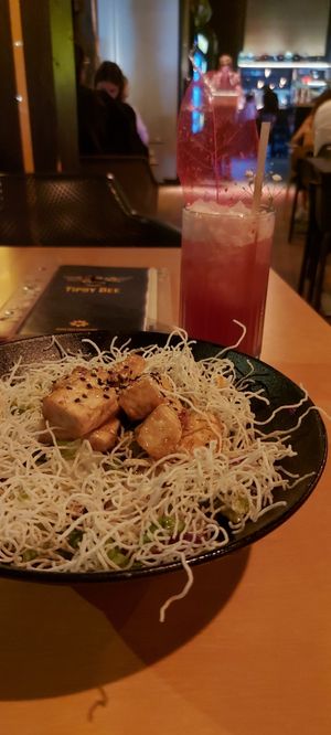 Not a great pic but the food was very nice!! at Tipsy Bee in Gran Canaria