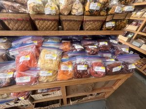 Dried fruit   at Francisco's Fruit Stand in Fillmore