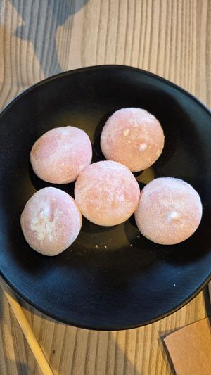 Mochi ice cream at Peko Peko  in Boulder