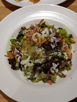 Quinoa salad; really good at La Costanera in Half Moon Bay