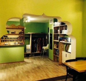 Small shop in restaurant  at Govardhan in Cologne