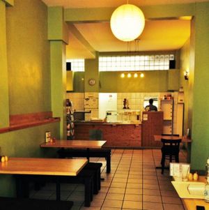 view from entrance at Govardhan in Cologne