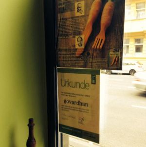 awards & social messages wall at Govardhan in Cologne