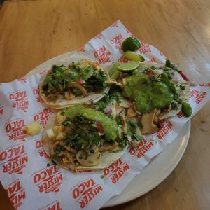 Vegetariano taco - ( also vegan) at Mr.TACO in Guatemala City