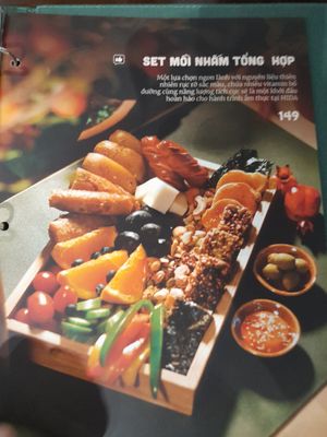 Menu at HIDA Chay in Ho Chi Minh City