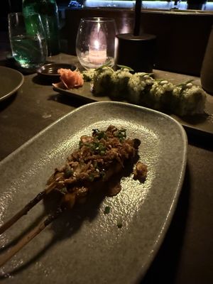 Vegan oyster mushrooms  at Yuki Canggu in Canggu