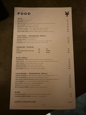 Menu april 2025  at Yuki Canggu in Canggu