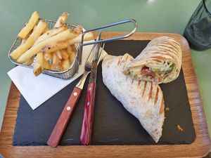 Falafel wrap at Mike in Waidhofen An Der Ybbs