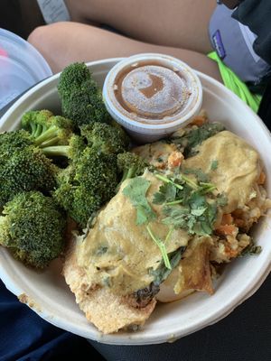 Enchilada bowl  at The Loaded Bowl in Oklahoma City