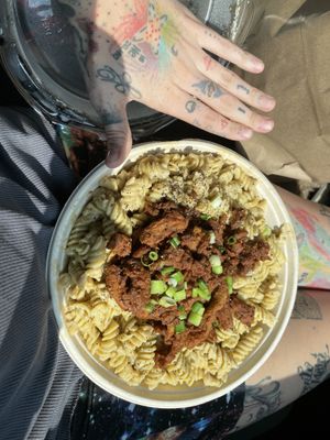 Bbq Mac n cheese at The Loaded Bowl in Oklahoma City