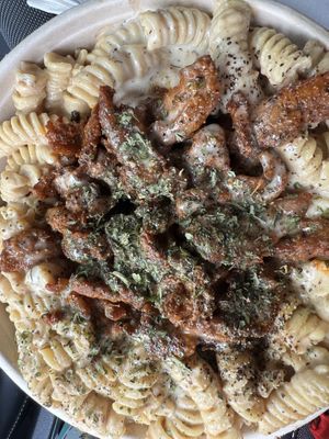 Buffalo Mac Bowl  at The Loaded Bowl in Oklahoma City