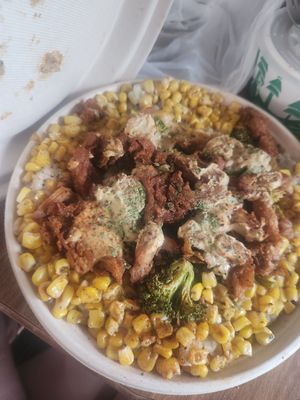 Mashed potato bowl at The Loaded Bowl in Oklahoma City