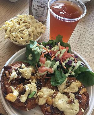 Pizza bagels  at The Loaded Bowl in Oklahoma City