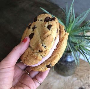 Cookie sandwich at The Loaded Bowl in Oklahoma City
