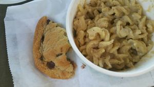 YUM! The chocolate chip cookies and Mac n cheese is delicious!! 5/5 stars! at The Loaded Bowl in Oklahoma City