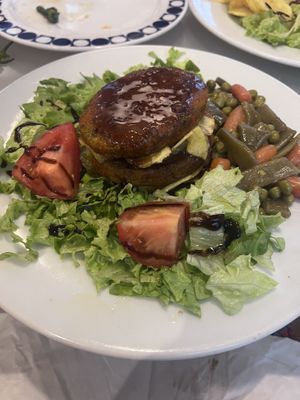 Vegan burger 🥳💃  at Casa Manolo in Santiago De Compostela