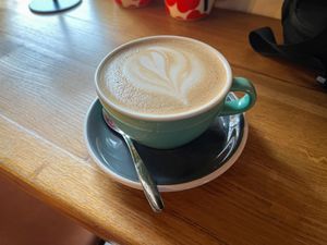 Latte with oat milk  at Kodukohvik in Viljandi