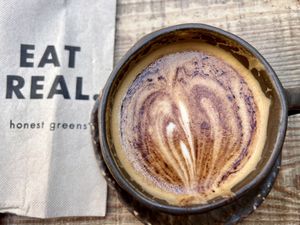 Cappuccino   at Honest Greens in Porto