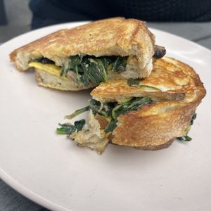 Veggie Toastie - Vegan cheese option   at Little Spencer Coffee Co - Bakehouse in Bunbury