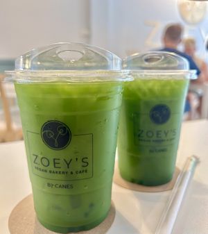 Matchas  at Zoey's vegan by CANES in Bangkok