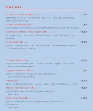 salads at WOMO in Tulln