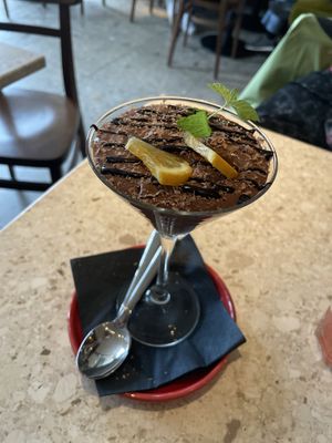 Chocolate mousse   at WOMO in Tulln