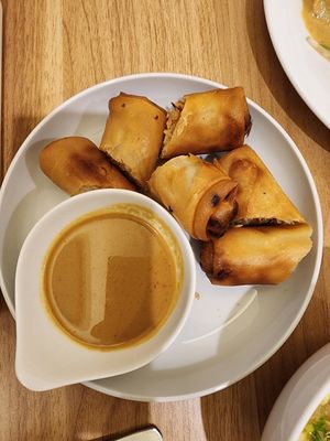 Spring roll at Veggie Veggie Vegetarian in Banten