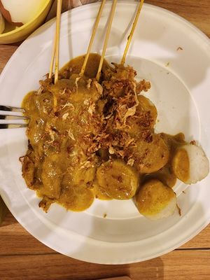 Sate padang at Veggie Veggie Vegetarian in Banten