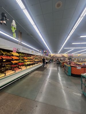 Produce area  at Vallarta Supermarkets in Santa Maria