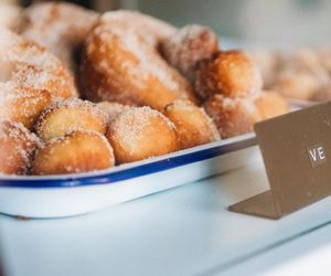 Vegan cinnamon sugar donuts  at Holy Grounds in Preston
