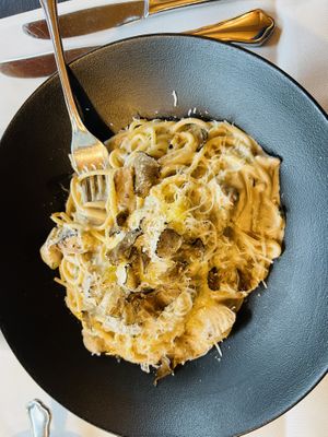 Pasta with mushrooms   at Hotel Kranjska Gora  in Kranjska Gora