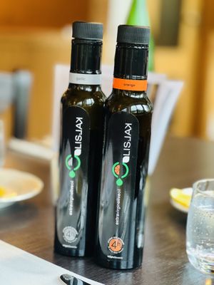 Slovenian olive oill  at Hotel Kranjska Gora  in Kranjska Gora