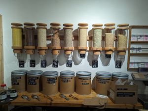 Bulk section at SigNatur in Thun