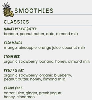 Smoothies   at BlendCraft in Petaluma