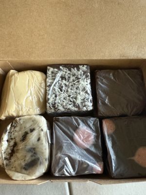 Raspberry chocolate, cookies & cream. Maple walnut and German chocolate   at Fudge Hut in Leavenworth