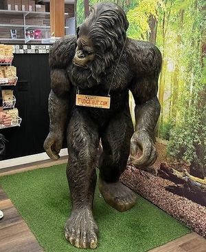 Bigfoot likes fudge   at Fudge Hut in Leavenworth