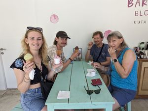 Bangin at Damonte Il Gelato in Kuta