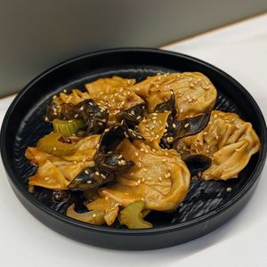 Vegan Spicy Sesame Handmade Wanton at Greendot 绿一点 - Tampines in Central Singapore