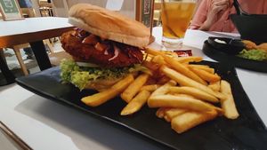 Curry Mayo Kannyaku Burger at Greendot 绿一点 - Tampines in Central Singapore