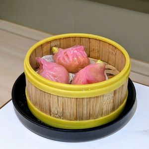 Vegan Royal Veggie Abalone Dumpling at Greendot 绿一点 - Tampines in Central Singapore